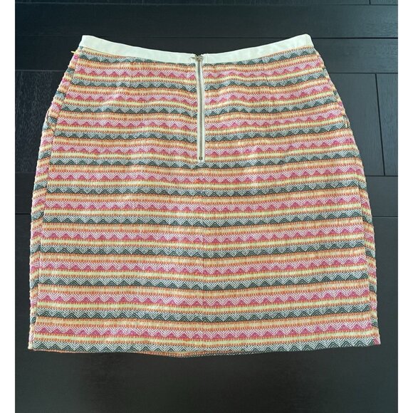 Sunday in Brooklyn Anthropologie mini skirt Preppy size S Leather waist pockets - Picture 4 of 6